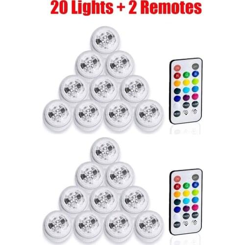 20 Pcs/Lot Free shpping Submersible Waterproof LED Mini Lights for Chinese Round Paper Lantern Wedding Party Floral Balloons