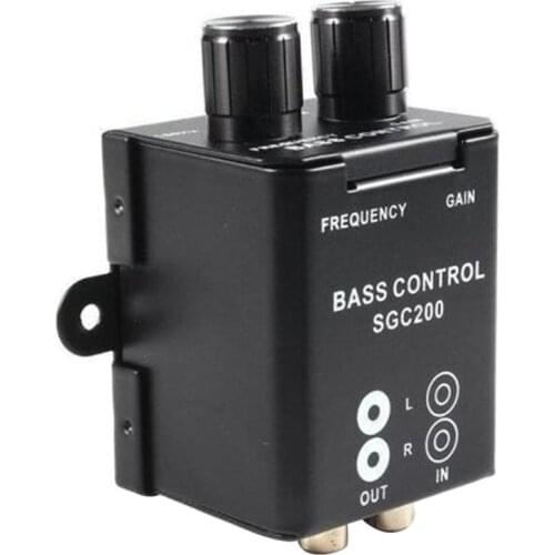 Professional Volume Universal Bass Controller Regulator Equalizer Car Audio Practical Knob Auto Amplifier Subwoofer Easy Operate