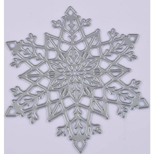 Metal Steel Snowflake Cutting Dies Stencil DIY Scrapbooking Album Card Paper Embossing Craft Decor