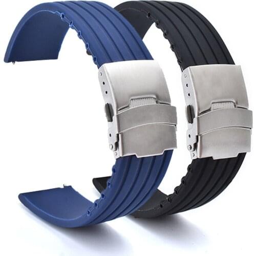 Silicone watch band for Huawei watch GT2 pro 46mm rubber strap for samsung Galaxy watch 3 45mm 41mm Quick release sport Bracelet