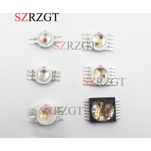 1pcs RGBW (RGB+W+Y+UV) 6W,9W,12W,15W,21W LED Lamp Emitter Diodes For Stage Lighting High Power LED 45mil Epistar LED Chip