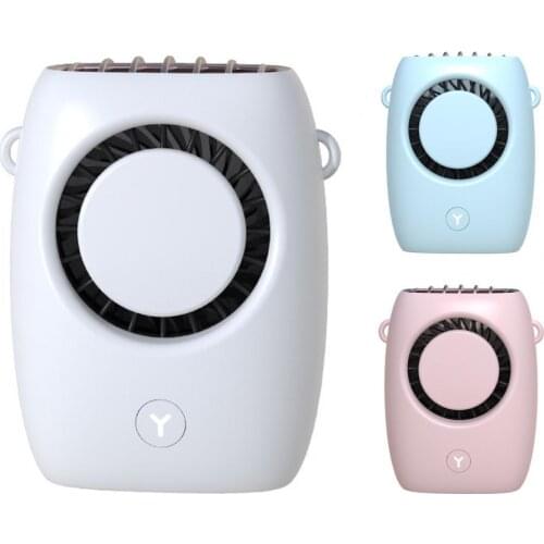Hanging Neck Fan Wear-resistant Compact Design with Sling USB Rechargeable Neck Fan for Office Hanging Neck Fan Neck Fan 2021 BL