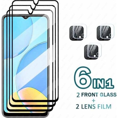 Tempered glass on For OPPO a15s Screen Protectors Protective Glass Camera lens for oppo a 15 s a15 15s CPH2179 Phone safety Film