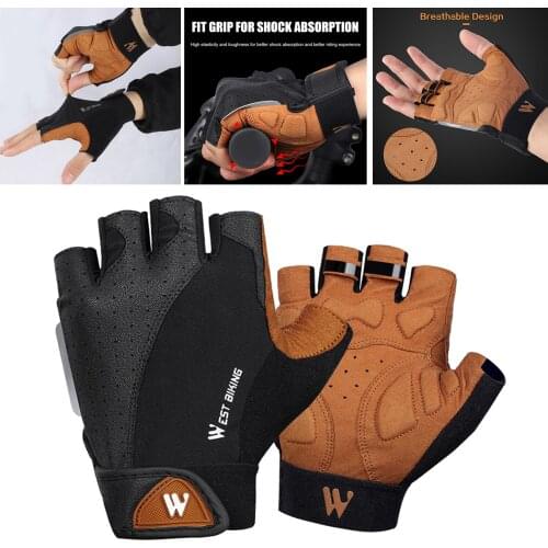 Winter Cycling Gloves Half Finger Gloves Racing Bicycle Motorcycle MTB Bike Fitness Sports Fingerless Gloves for Women Men