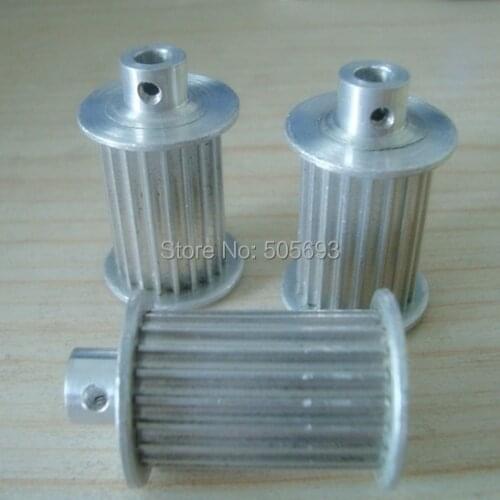 20 teeth HTD3M timing belt pulleys with 5mm bore rope pulley/ sells by pack