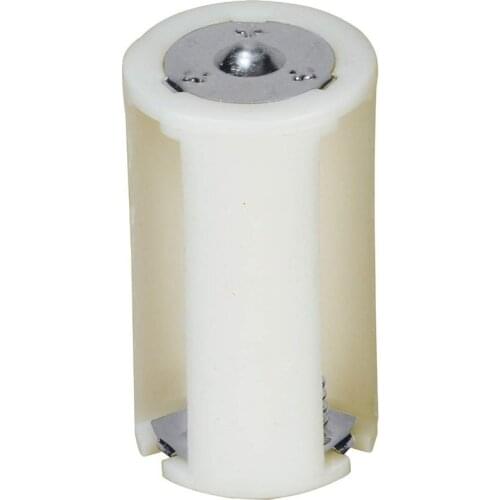 4PCS Translucent AA to Size D Battery Converter Adapter Case AA Battery Case PUO88