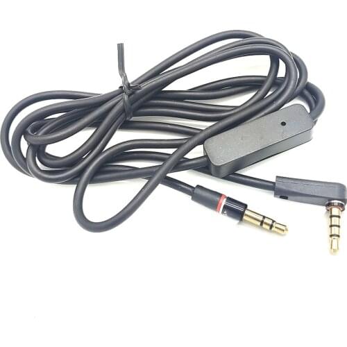 New 3.5mm 1/8"Audio Cable Cord w MIC For Samsung Level EO-OG900 On-Ear Headphone For JBL J88a On-Ear Headphone