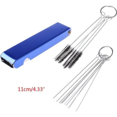 Motorcycle Car Carburetor Jets Cleaning Tool Needles Brushes Set For Carb Jet injector nozzle Spray Airbrush Clean