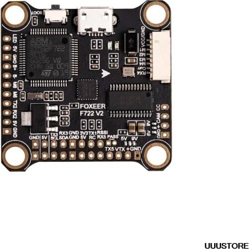30.5*30.5mm Foxeer F722 V2 FPV F7 Flight Controller 3~6S MPU6000 BetaFlight BEC Compatibled with DJI Air Unit for FPV RC Drone