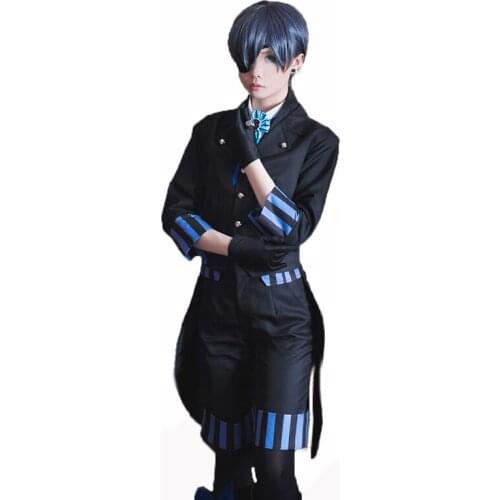 New Black Butler Book of the Atlantic Cosplay Costumes Ciel Uniforms Men Women Fancy Party Outfit for Halloween