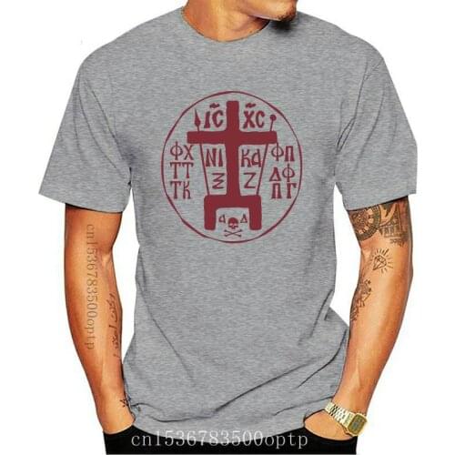 New Orthodox Cross Symbol Mens T-Shirt Summer Cotton Short Sleeve O-Neck Unisex T Shirt 2021 S-3XL