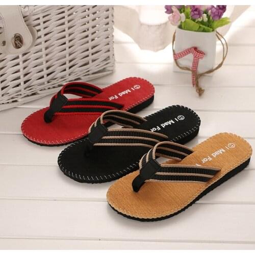 New Arrival Men Beach Sandals Summer Men Flip Flops Anti-slip Zapatos Hombre Casual Shoes Wholesale