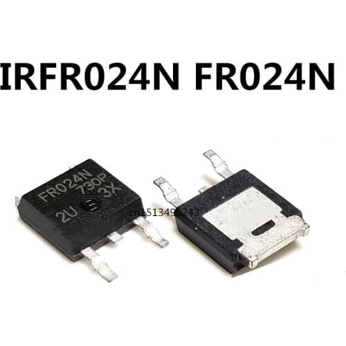 Original 5pcs/ IRFR024N FR024N 55V 17A TO-252