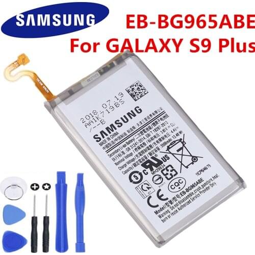 SAMSUNG Orginal EB-BG965ABE 3500mAh battery For Samsung Galaxy S9 Plus SM-G965F G965F/DS G965U G965W G9650 S9