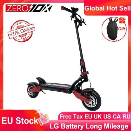 Free VAT Newest Zero 10X Scooter 10inch Double Motor High Speed Electric Scooter 60V 2400W E-scooter 65km/h With Free Gifts