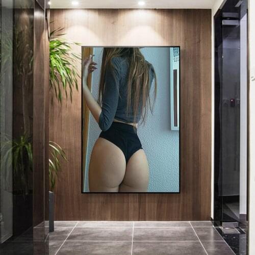 Woman Print Posters Poster Sexy Girl Pictures Poster and Prints Painting Badonkadonk Women Wall Art for Living Room Decoration