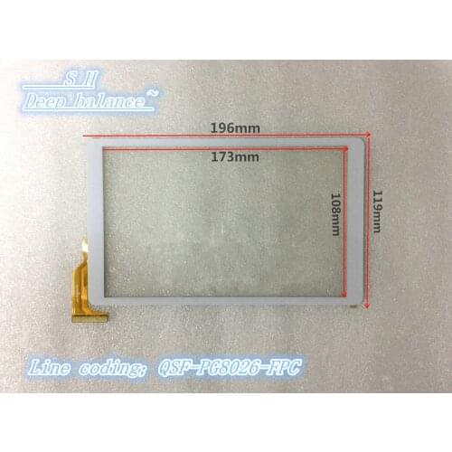 Suitable for 8-inch QSF-PG8026-FPC original tablet computer touch screen capacitance screen handwritten screen