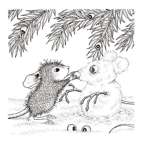 Cartoon mouse Transparent Clear Silicone Stamp/Seal for DIY scrapbooking/photo album Decorative clear stamp sheets B0381