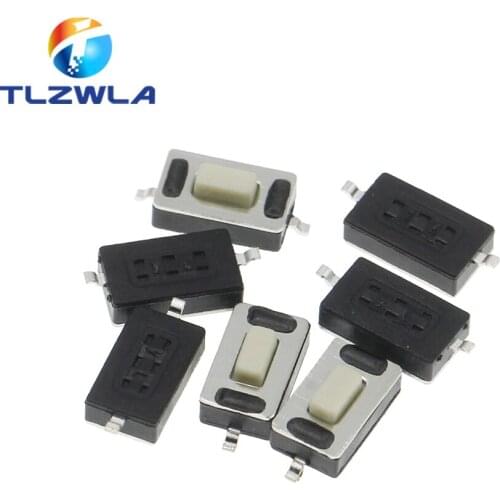 100pcs 3*6*2.5mm Light touch switch patch 2 feet micro Button switch two feet 3x6x2.5mm Touch switch The cars remote control