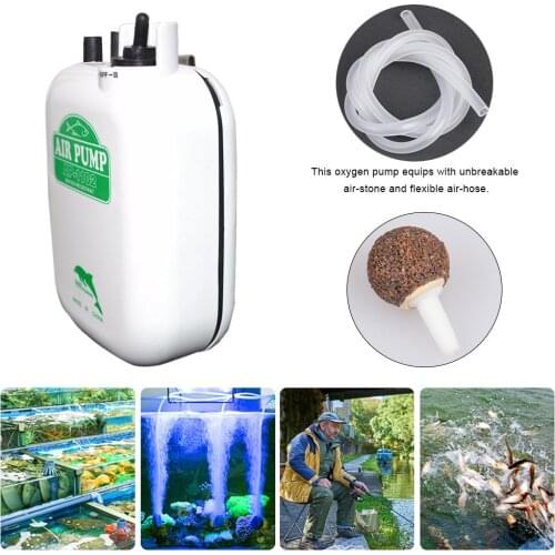 Waterproof High-power Fishing Air Pump Oxygen Pump Aquarium Air Pump Long-life Motor Type for Battery Charging House Fish