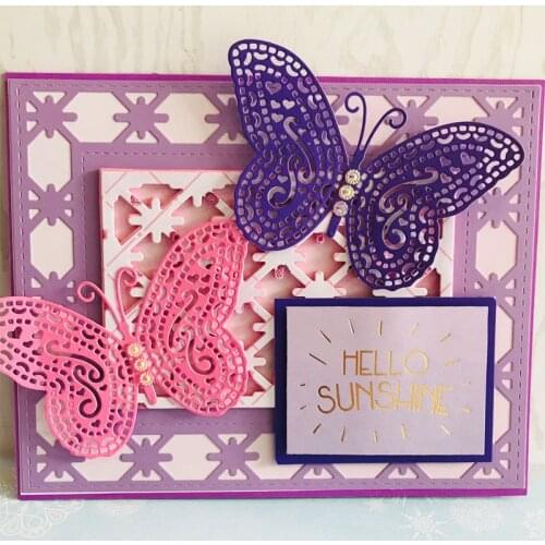 WYSE big Butterfly Metal Cutting Dies Animal Craft Dies Cut Die Scrapbooking for DIY Photo Album Paper Card Template Supplies