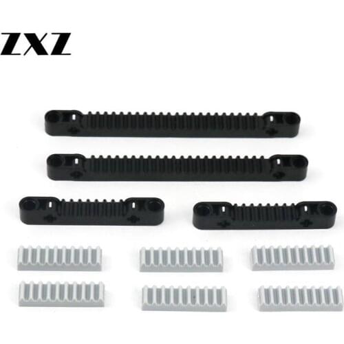 10PCS MOC Technical Sets Accessory Gears Rack Building Blocks Educational Teaching Materials Toys for Children Technical Parts