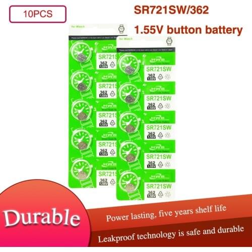10PCS Brand New Maxell 362 SR721SW V362 GP62 AG11 Watch Battery Button Coin Cell MADE IN JAPAN 100% Original