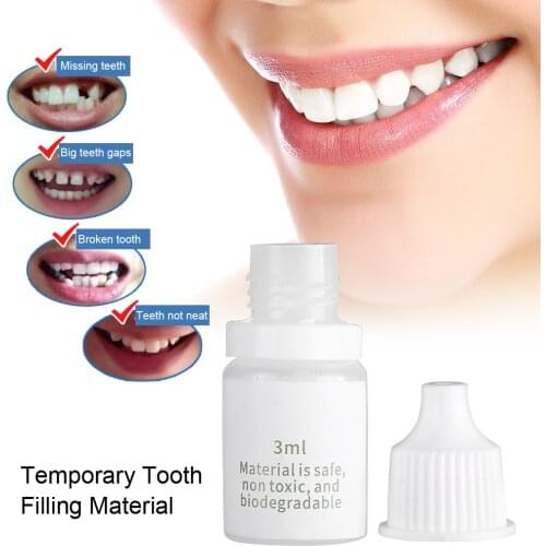 Dental Temporary Tooth Repair Fix Broken Teeth Restoration Fill Missing Teeth Gaps Between Teeth Filling Material Dental Repair