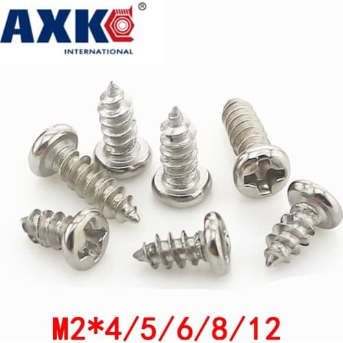 2021 Hot Sale New Vis Low Price Round Head Self-tapping Screws / Micro-head Electronic Small M2*4/5/6/8/12 Gb845