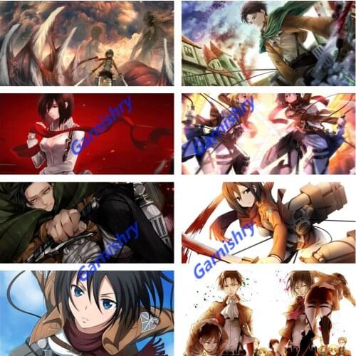 5D Diamond Painting Anime Attack on Titan Square/Round Embroidery Cross Stitch Kit Mosaic DIY Home Decoration Gift