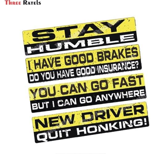 Three Ratels B407 Car Styling Waterproof I Go Anywhere Decal Sticker Vinyl Funny 4x4 Wrangler Offroad 4wd Funny Car Sticker