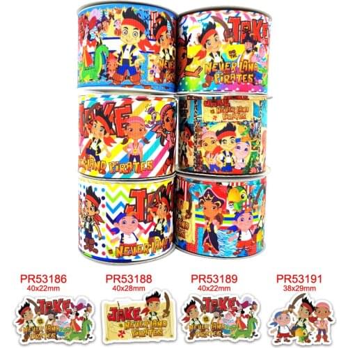 Free shipping 2020 new arrival 50yards cartoon printed grosgrain ribbons 43308