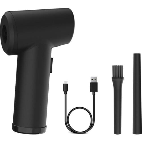 Cordless Air Duster For Computer Laptop Rechargeable Car Vacuum Cleaner Compressed Air Blower Cleaning Tool For Keyboard Sofa