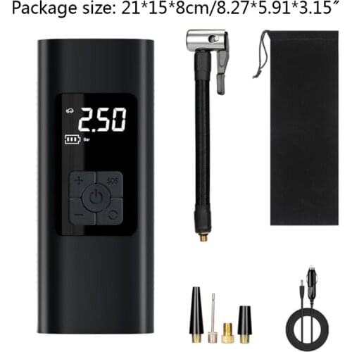 Wireless Air Compressor for Basketball Car Tire Inflator 150Psi/6000mAh Portable Electric Pump Inflator