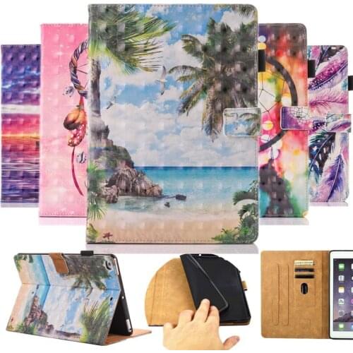 Cover Case for iPad Mini 4 3 2 1 Case 3D Printed Wallet PU Leather Sleep/Wake up Smart Cover for iPad Mini 2 5 2019 Case Funda