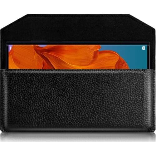 Case Cowhide Sleeve For Huawei Mate X XS Protect Cover Genuine Leather For Huawei Mate X2 5G Folding Mobile Phone Case Pouch Bag