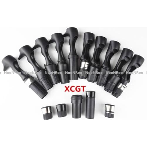 XCGT-M 16# 2pcs Black color Casting Reel Seat Standard Graphite Casting Reel Seat Repair components
