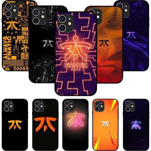 For iPhone 11 12 8 Plus Mini Pro X XR XS Max 4 5 7 6 6S 8 SE Phone Case Black Cover Prime Art Shell Tpu Bumper LOL fnatic
