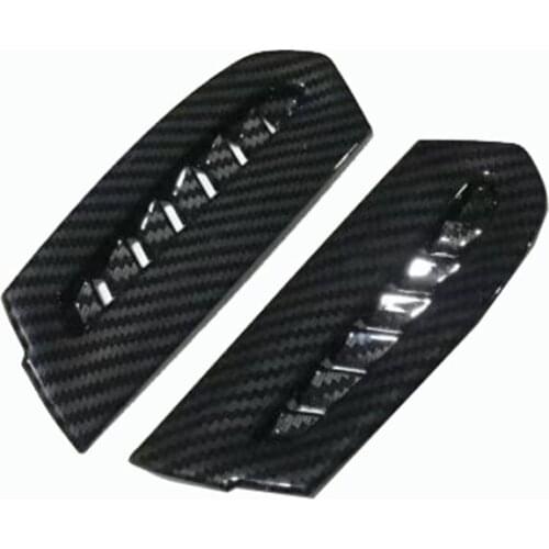 For Toyota New Camry 2017 2018 ABS Carbon Fiber Front Upper Air Vent AC Outlet Cover Trim Auto Styling