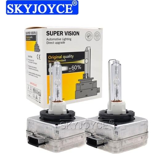 SKYJOYCE 5 Pairs 12V 35W Xenon D1S 6000K 8000K 4300K 5000K 55W D1S HID Xenon Lamp Bulb Super Bright Ceramic Base Car Headlight