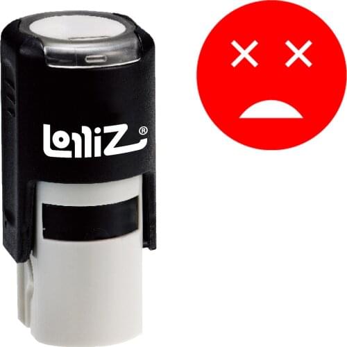 LolliZ "Dead" Pre-Inked Rubber Stamp