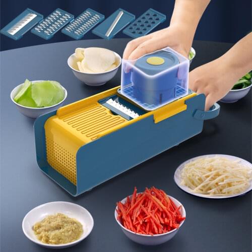 Mandoline Vegetable Cutter Fruit Vegetable Grater Slicer Chopper Potato Peeler Garlic Press Drain Kitchen Accessories Gadgets