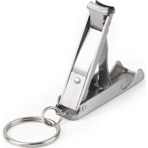 Multi Tool Fold Nipper Trimmer Manicure Nail Clipper Cutter Pocket Outdoor Camp Trim Key Ring Keychain