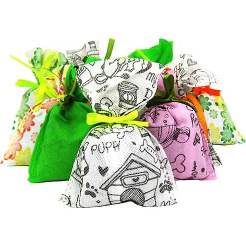 Cartoon Car Home Hanging Bamboo Charcoal Activated Carbon Air Freshener Bag Adsorp Bad Smell Adjust Humidity