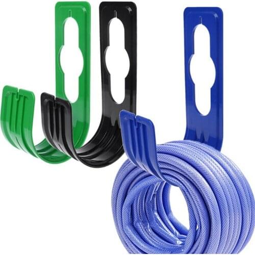 Garden Hose Hook Water Pipe Winding Frame Garden Plastic Hose Hook Garden Irrigation Shower Nozzle Telescopic Hose Storage Rack