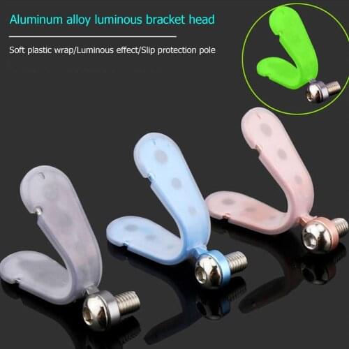Luminous Bracket Head Aluminum Alloy Fishing Supply For Fishing Travel Equipment Lighting High-quality For Most Needles