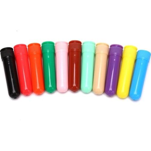 Essential oil smell tube Inhaler Tubes Aromatherapy Blank Refillable Nasal Container Refillable design Portable Inhaler Stick