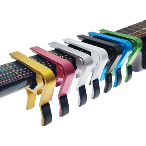 Universal Capo Guitar Accessories Quick Change Clamp Key Aluminium Alloy Metal Acoustic Classic Guitar Capo for Guitar Parts