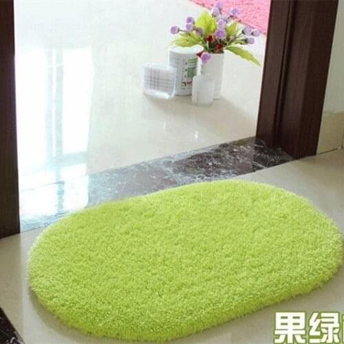 Water Absorption Rug Bathroom Mat Foam Bath Mat Set Kitchen Living Room Mat Carpet For Toilet Non Slip Comfortable Ellipse Mat