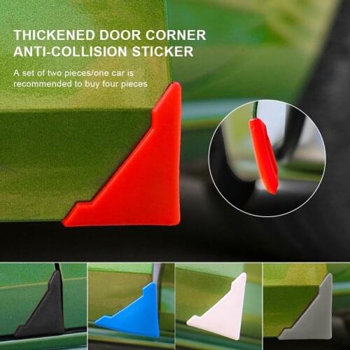 2PCS Car Door Corner Cover 90 Degree Angle Corner Cover Bumper Scratch Protector for E90 E91 E92 E93 M3 E60 E61 F10 Support CSV